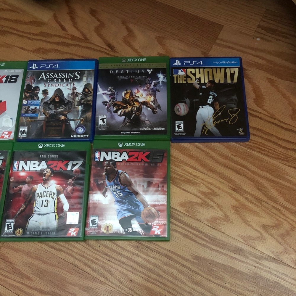 PS4 and Xbox games
